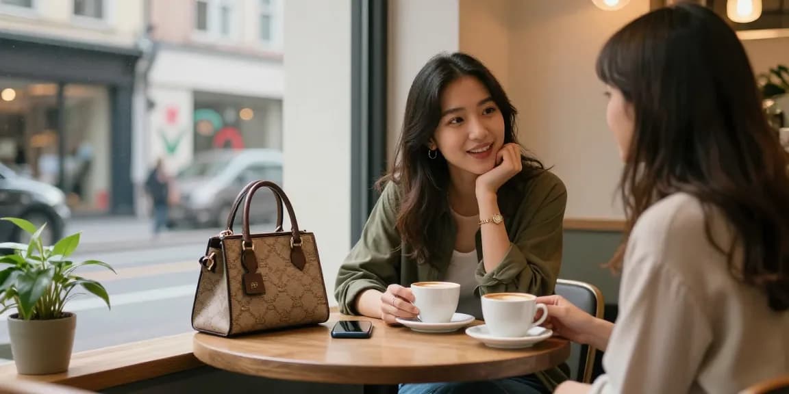 Gái gọi tại quán cà phê, cùng bạn bè tận hưởng không gian ấm áp và phong cách thời trang.