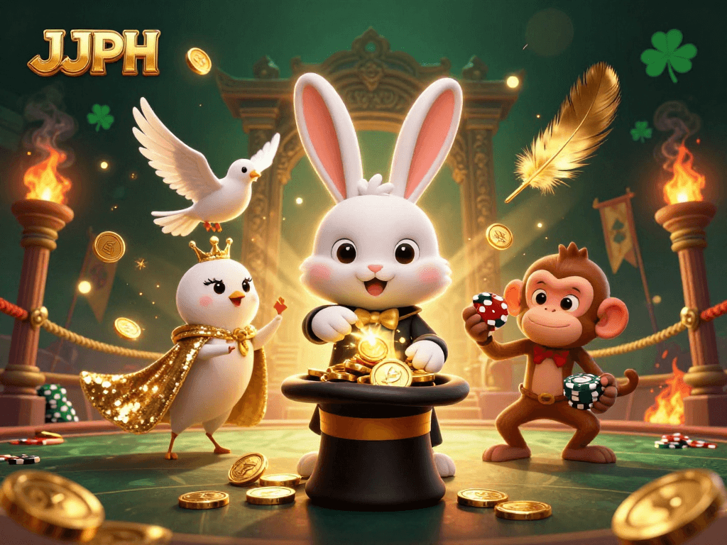 Magical na palabas ng JJJPH na puno ng ginto at saya sa casino.