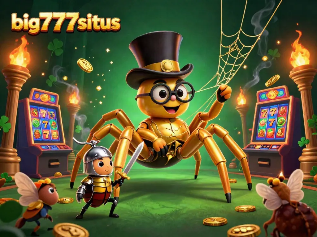 Experience thrilling wins with big777situs in an action-packed casino scene.
