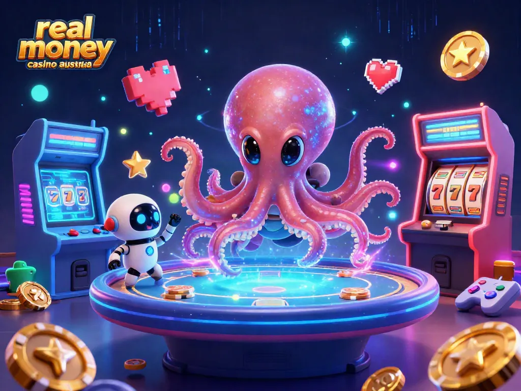 Play exciting poker with the alien octopus at a real money casino Australia.
