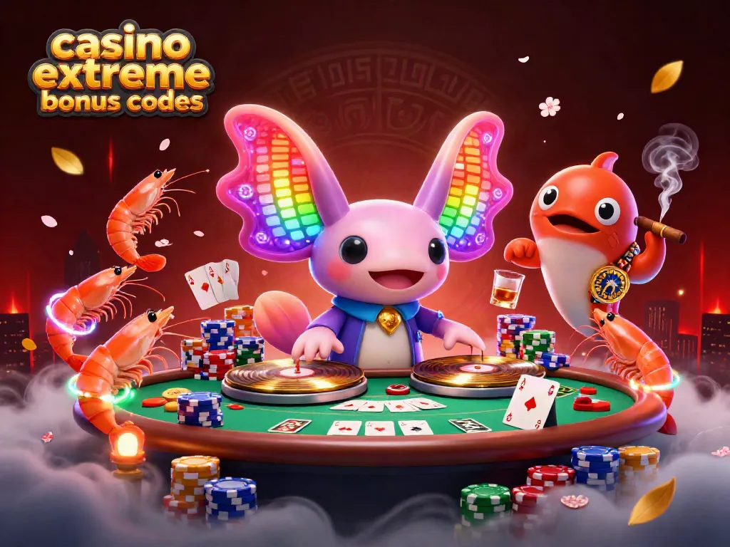 Experience the excitement of casino extreme bonus codes with a vibrant underwater casino party scene.