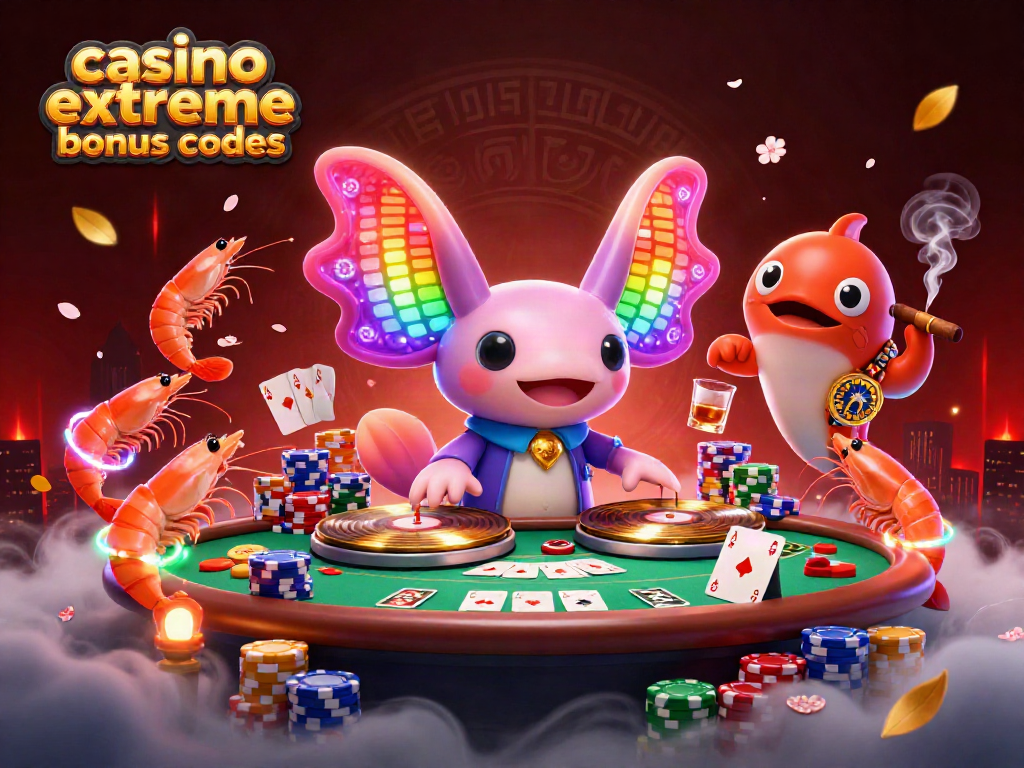 Experience the excitement of casino extreme bonus codes with a vibrant underwater casino party scene.