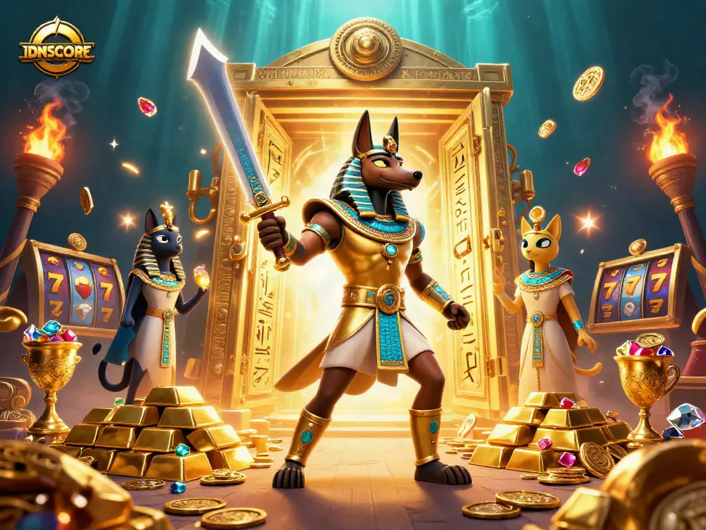 IDNSCORE celebrates thrilling casino actions with vibrant treasures and characters
