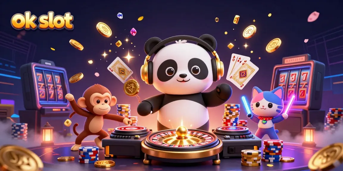เล่นสล็อตออนไลน์จาก ok slot ด้วยประสบการณ์ใหม่สุดพิเศษในการเล่นคาสิโน