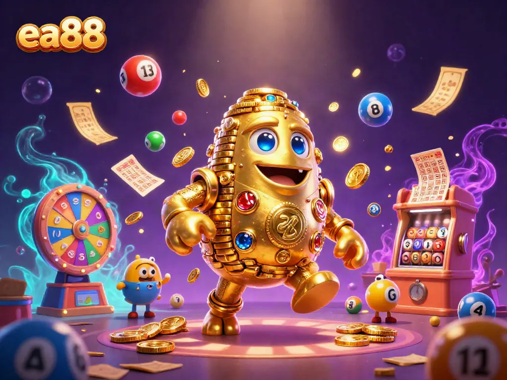 Win with ea88 and immerse in a vibrant sea of dynamic lottery elements and golden treasures.