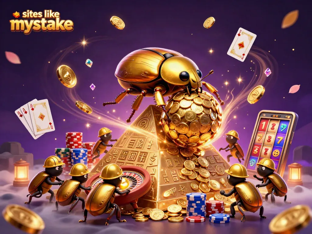 Experience exhilarating wins at sites like mystake with a vibrant casino fantasy scene.