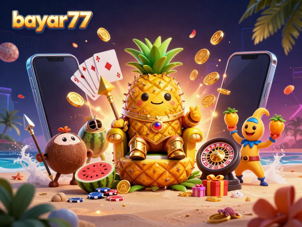 Experience steady gaming with bayar77 through this vibrant casino scene