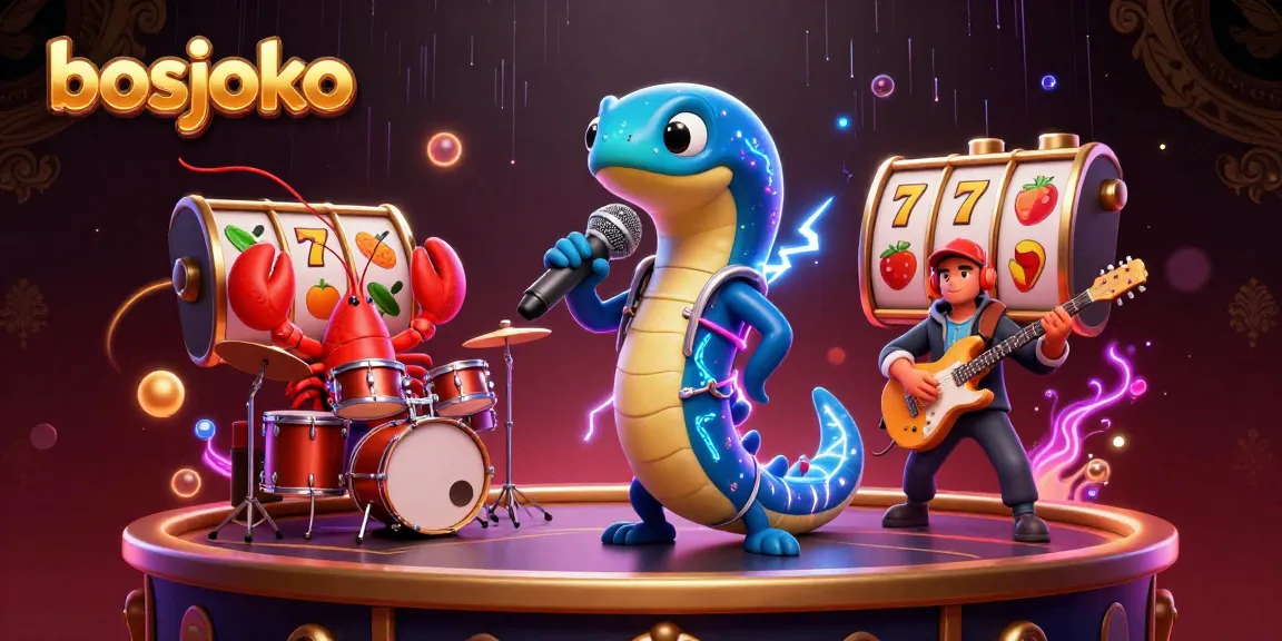 Experience the vibrant energy of bosjoko's underwater casino stage with electrifying performers