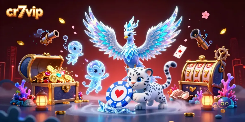 Menggandakan pengalaman bermain di cr7vip dengan ilustrasi kasino 3D yang menakjubkan.