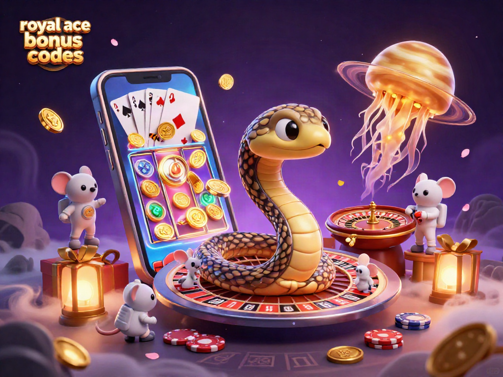 Play with royal ace bonus codes while enjoying vibrant casino chaos in a cosmic setting.