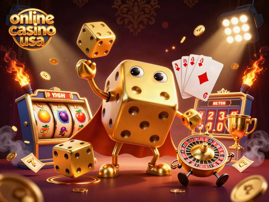 Experience the excitement of online casino usa with vibrant slot characters and dynamic gaming elements.